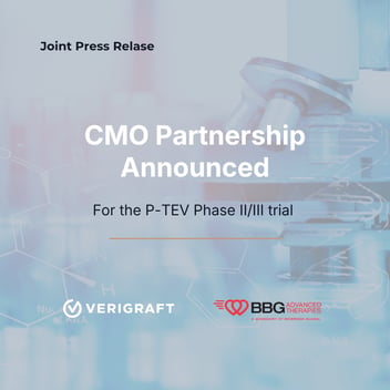 BBG Advanced Therapies to Collaborate with VERIGRAFT to Support U.S. Development Readiness for New Vein Therapy