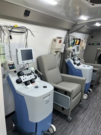 Mobile Leukapheresis Center interior